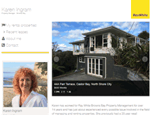 Tablet Screenshot of kareningram.raywhite.co.nz