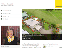 Tablet Screenshot of annethrupp.raywhite.co.nz