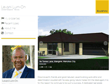 Tablet Screenshot of levanilum-on.raywhite.co.nz