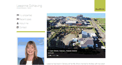 Desktop Screenshot of leeanneschieving.raywhite.co.nz