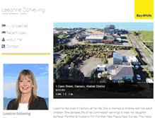 Tablet Screenshot of leeanneschieving.raywhite.co.nz