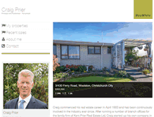 Tablet Screenshot of craigprier.raywhite.co.nz