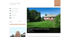 Desktop Screenshot of michellegreer.raywhite.co.nz