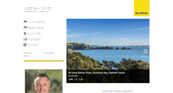 Desktop Screenshot of matthewsmith.raywhite.co.nz