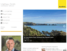 Tablet Screenshot of matthewsmith.raywhite.co.nz