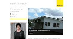 Desktop Screenshot of barbaramcsweeney.raywhite.co.nz