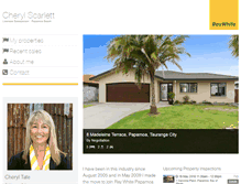 Tablet Screenshot of cherylscarlett.raywhite.co.nz