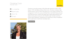 Desktop Screenshot of christinecook.raywhite.co.nz