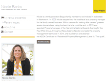 Tablet Screenshot of nicolebanks.raywhite.co.nz