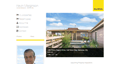 Desktop Screenshot of kevinmarginson.raywhite.co.nz