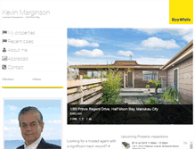 Tablet Screenshot of kevinmarginson.raywhite.co.nz